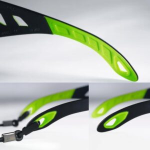 Okulary ochronne BHP Uvex Pheos 9192.225 - Zbliżenie na zauszniki