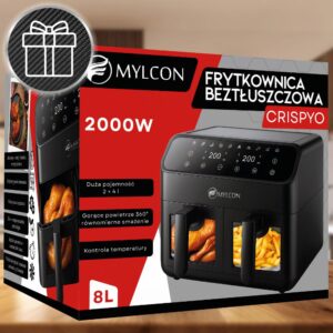 Frytkownica dwukomorowa Mylcon Crispyo - Oryginalne opakowanie