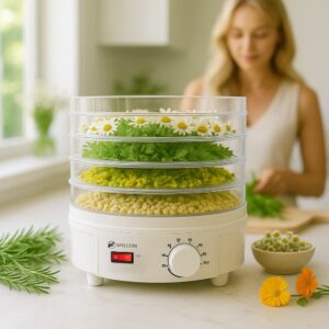 Suszarka spożywcza do grzybów, warzyw i owoców Mylcon Dero - Produkt w aranżacji