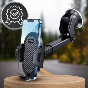 Uchwyt na telefon do samochodu Rohsel - Produkt przyssany do szyby