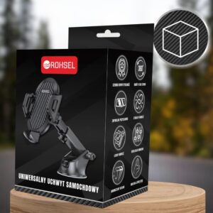 Uchwyt na telefon do samochodu Rohsel - Oryginalne opakowanie