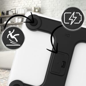 Waga łązienkowa Mylcon Slimmo - Nóżki antypoślizgowe