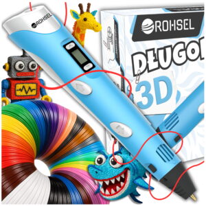 Długopis 3D dla dzieci Rohsel - Niebieski - Zdjęcie główne
