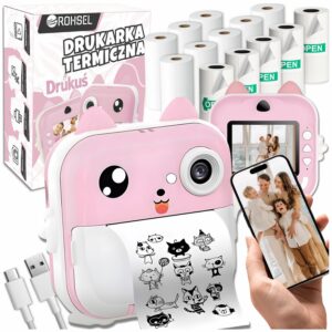 Aparat natychmiastowy Rohsel - Różowy - Zdjęcie główne