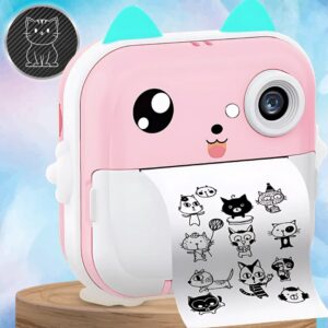 Aparat natychmiastowy Rohsel - Różowy - Produkt w trakcie pracy